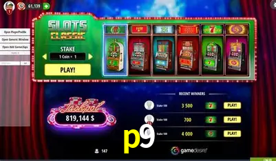 Descubra o Mundo do Cassino Online com p9